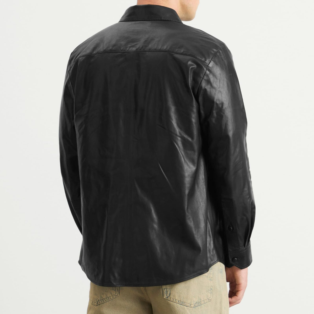 AMIRI Lightweight Leather Overshirt