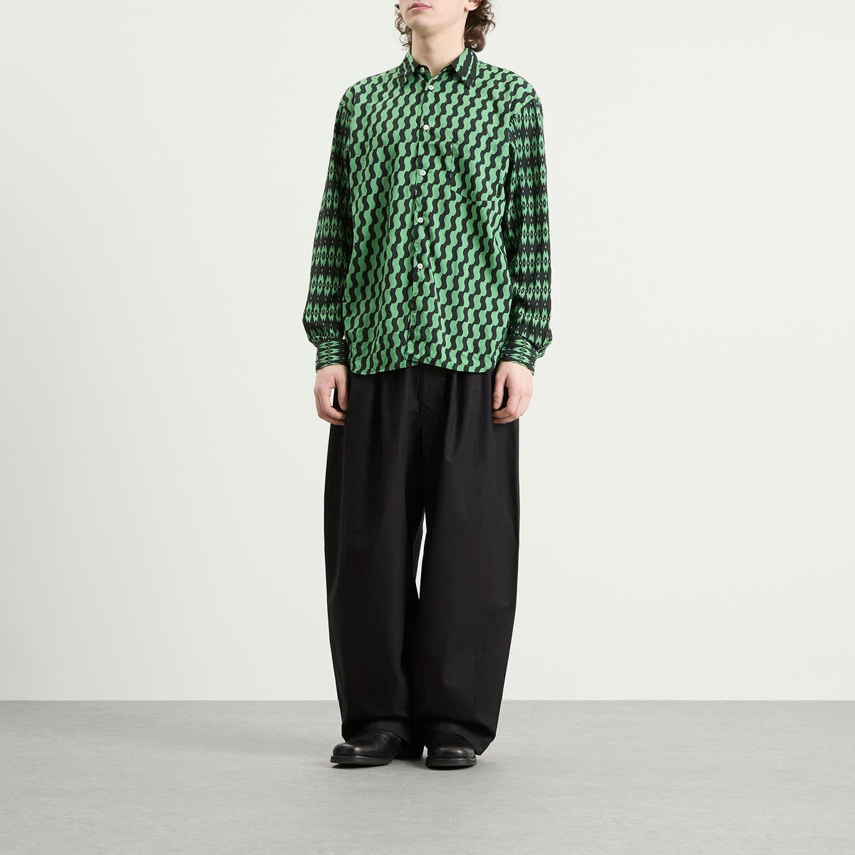 Comme des Garçons Homme Plus Printed Long Sleeve Shirt