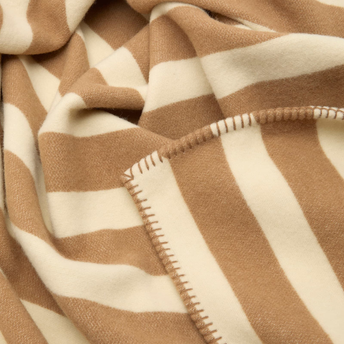 Tekla Fabrics Striped Lambswool Blanket