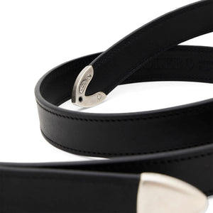 Molebo M2475 Double Tip Detail Belt Black – END.