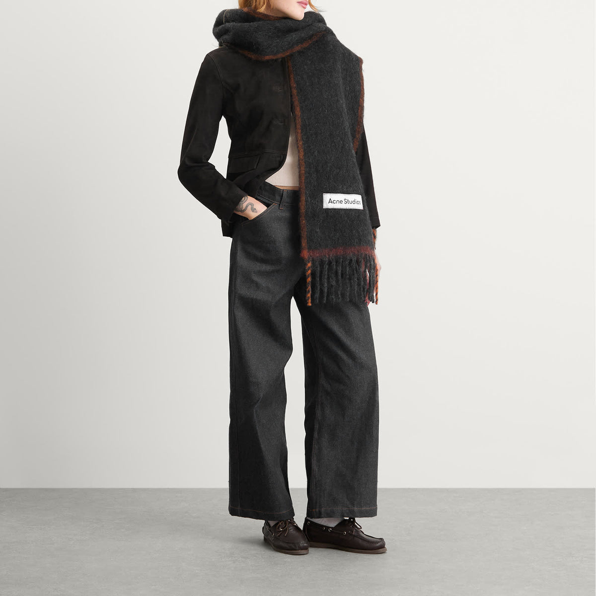 Acne Studios Vally Solid Scarf