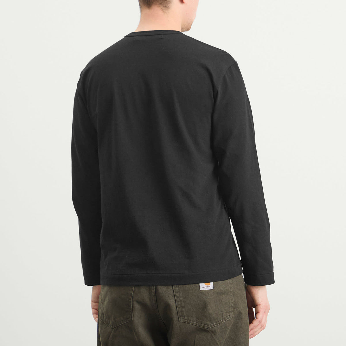 Comme des Garçons Play Long Sleeve Basic Logo T-Shirt