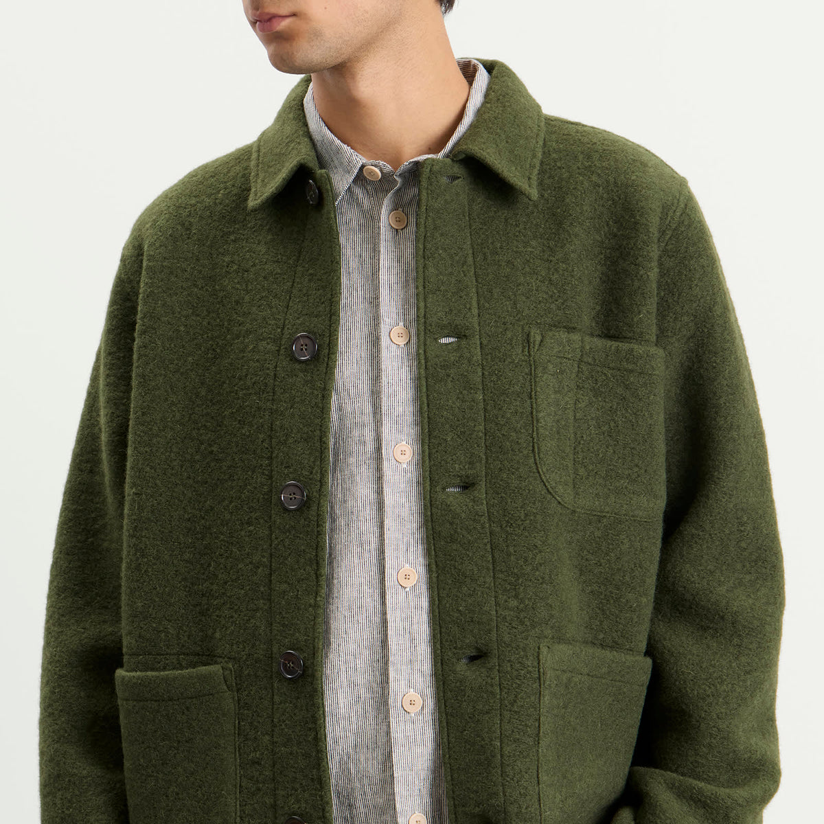 Universal Works Wool Fleece Field Jacket