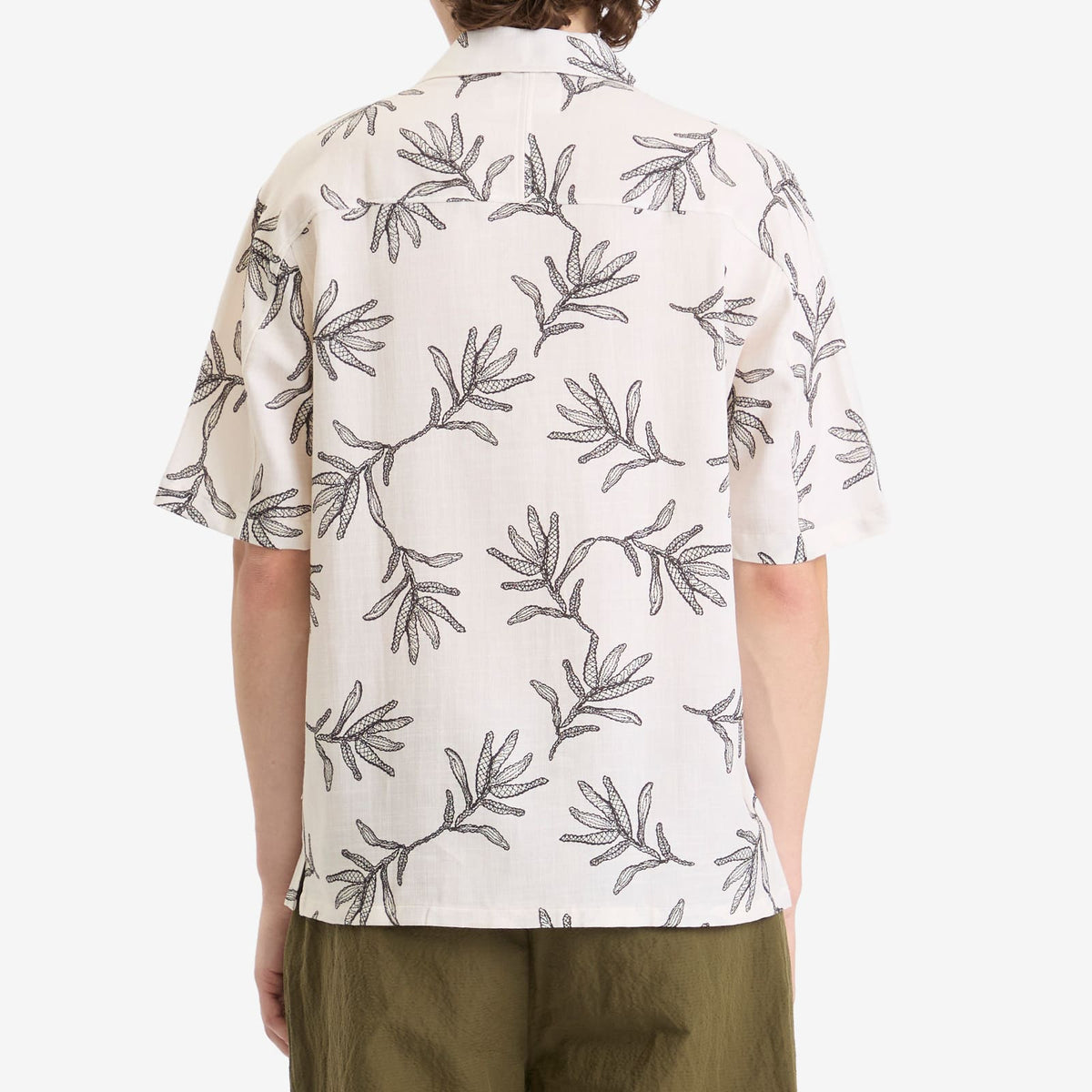 NN07 Ole Botanical Print Short Sleeve Shirt