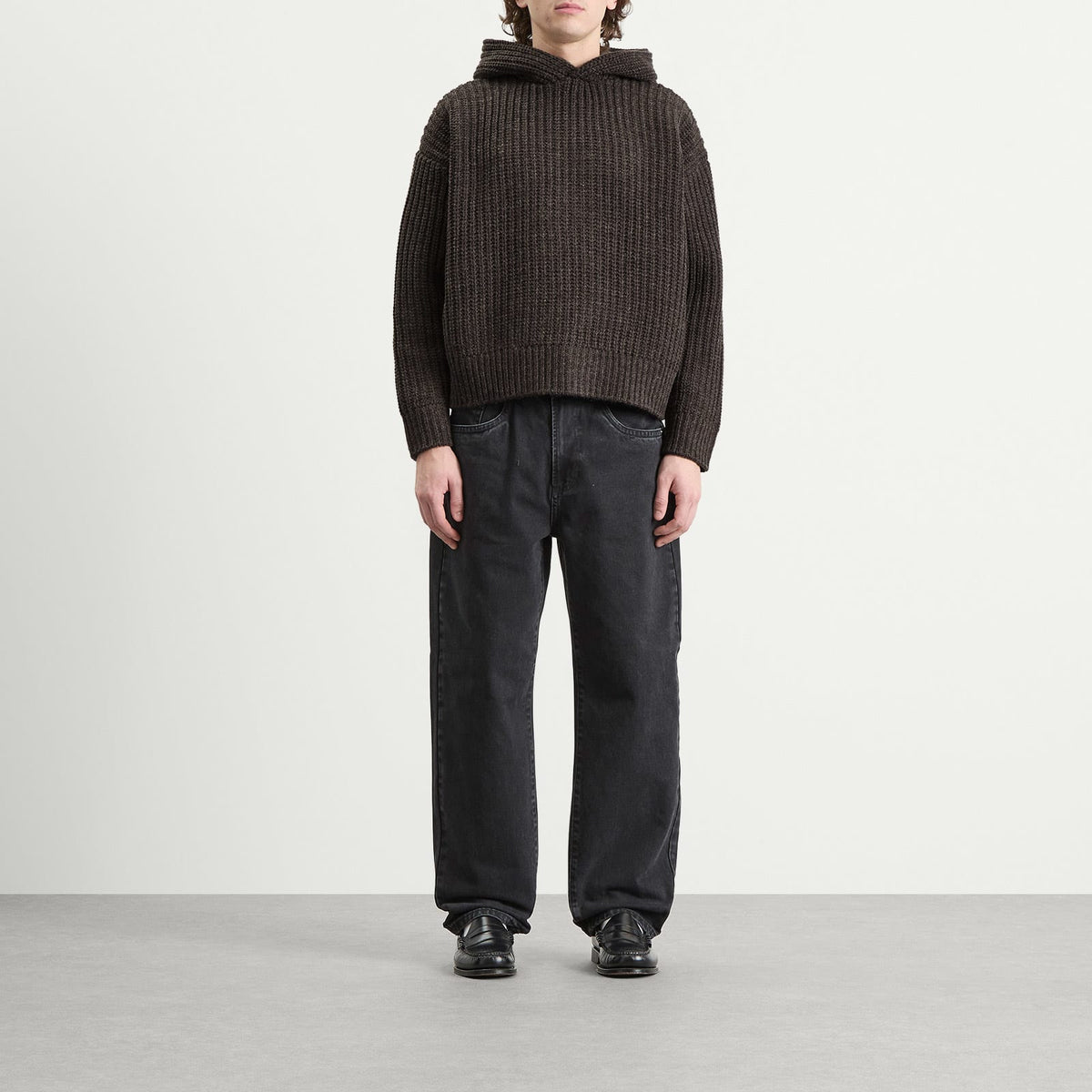 MKI Chunky Rib Knit Hoodie