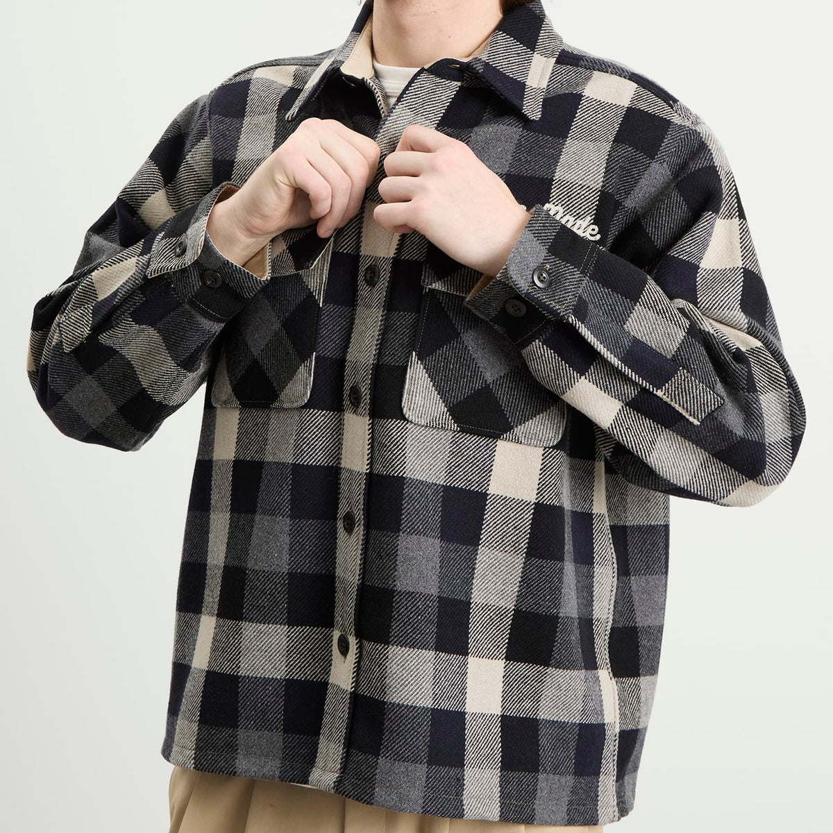Human Made Wool Check Shirt Jacket