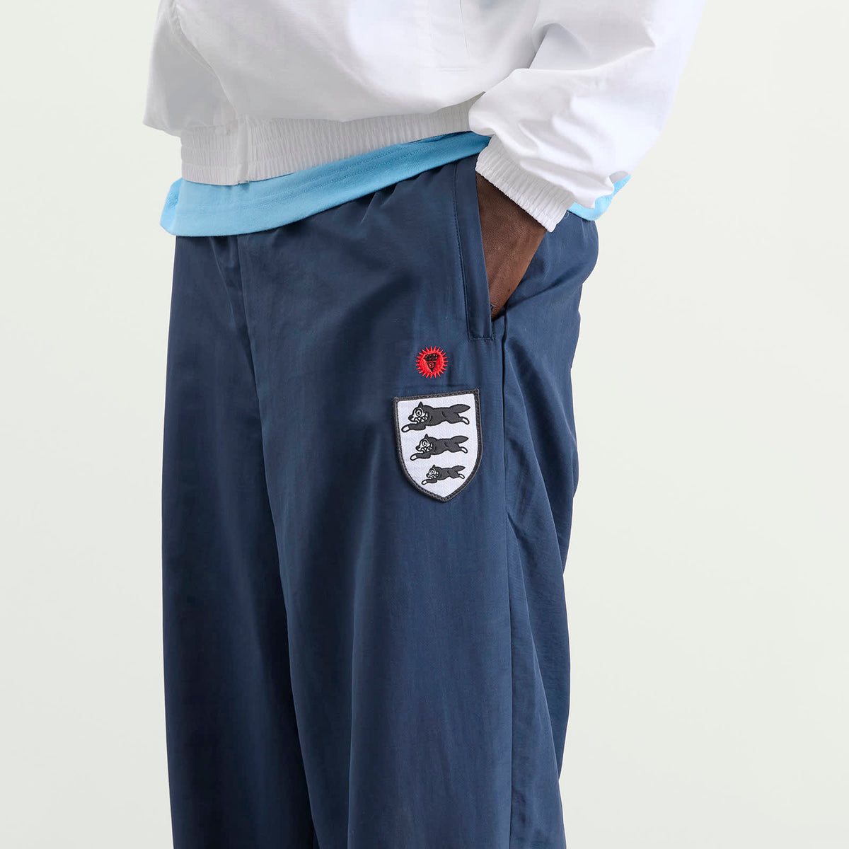 ICECREAM Running Dog Patch Football Track Pants