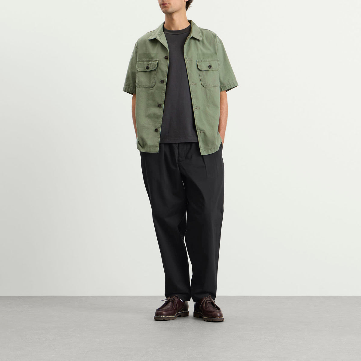 Universal Works Twill Pleated Track Pant