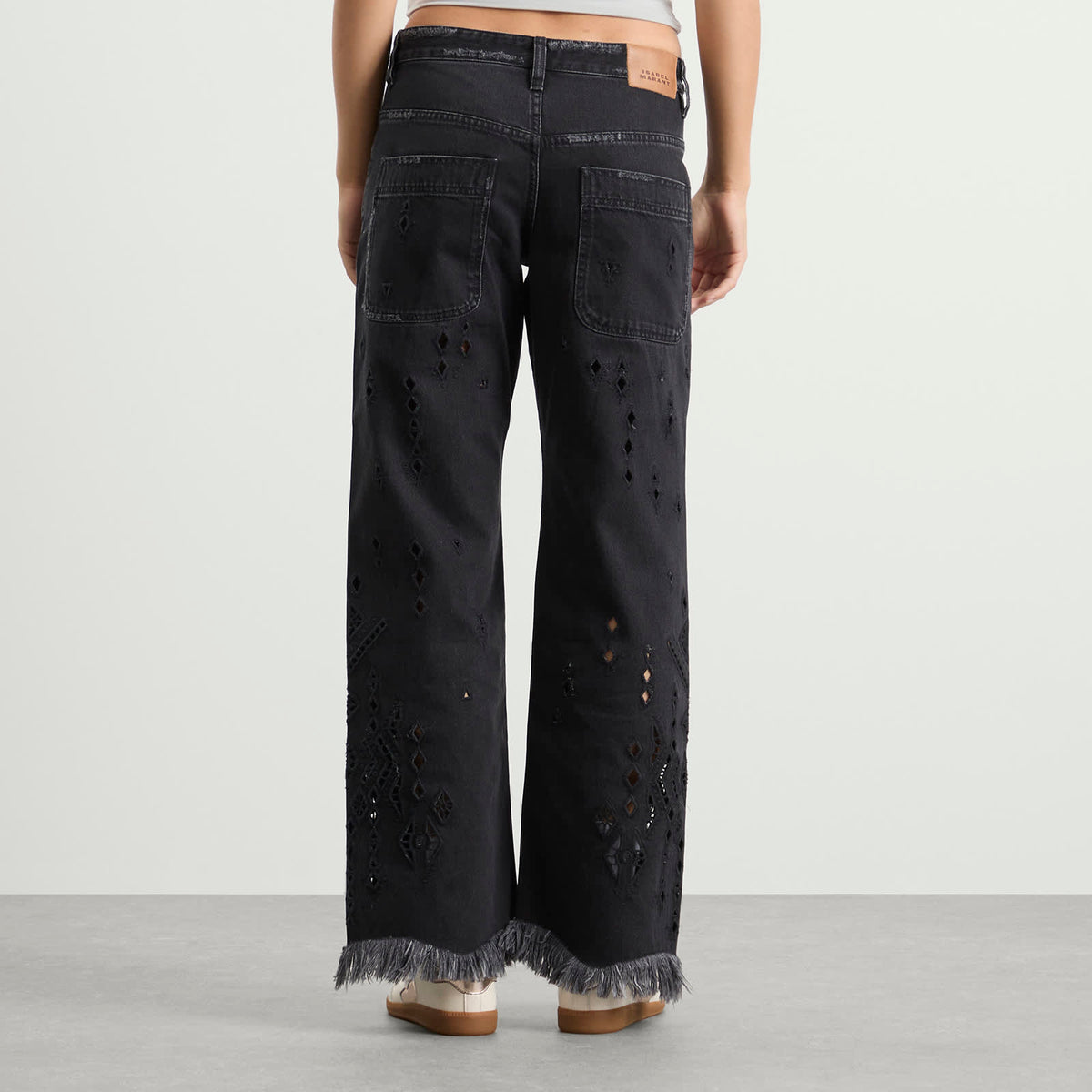 Isabel Marant Amia Embroidered Jeans