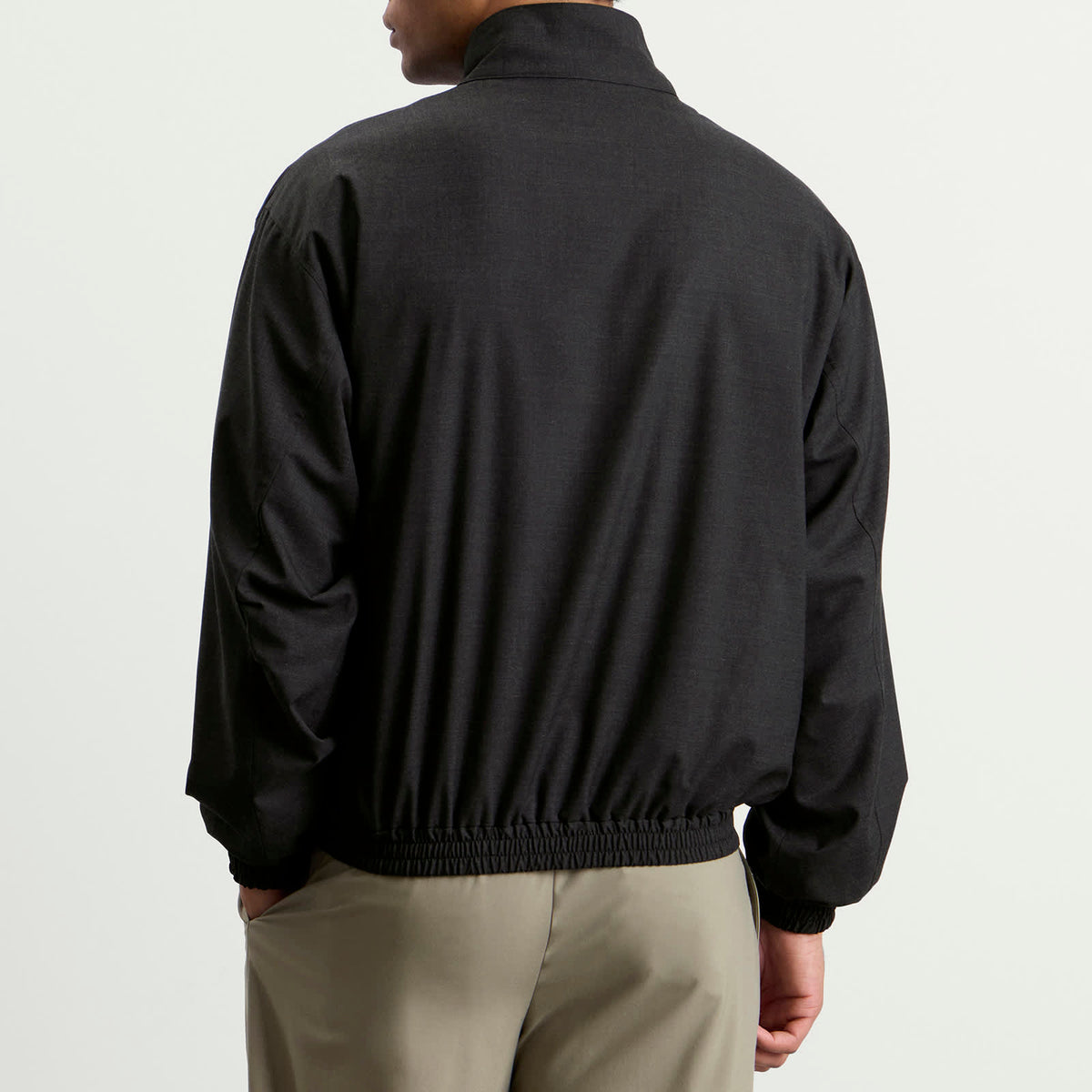 Auralee Tropical Wool Zip Blouson