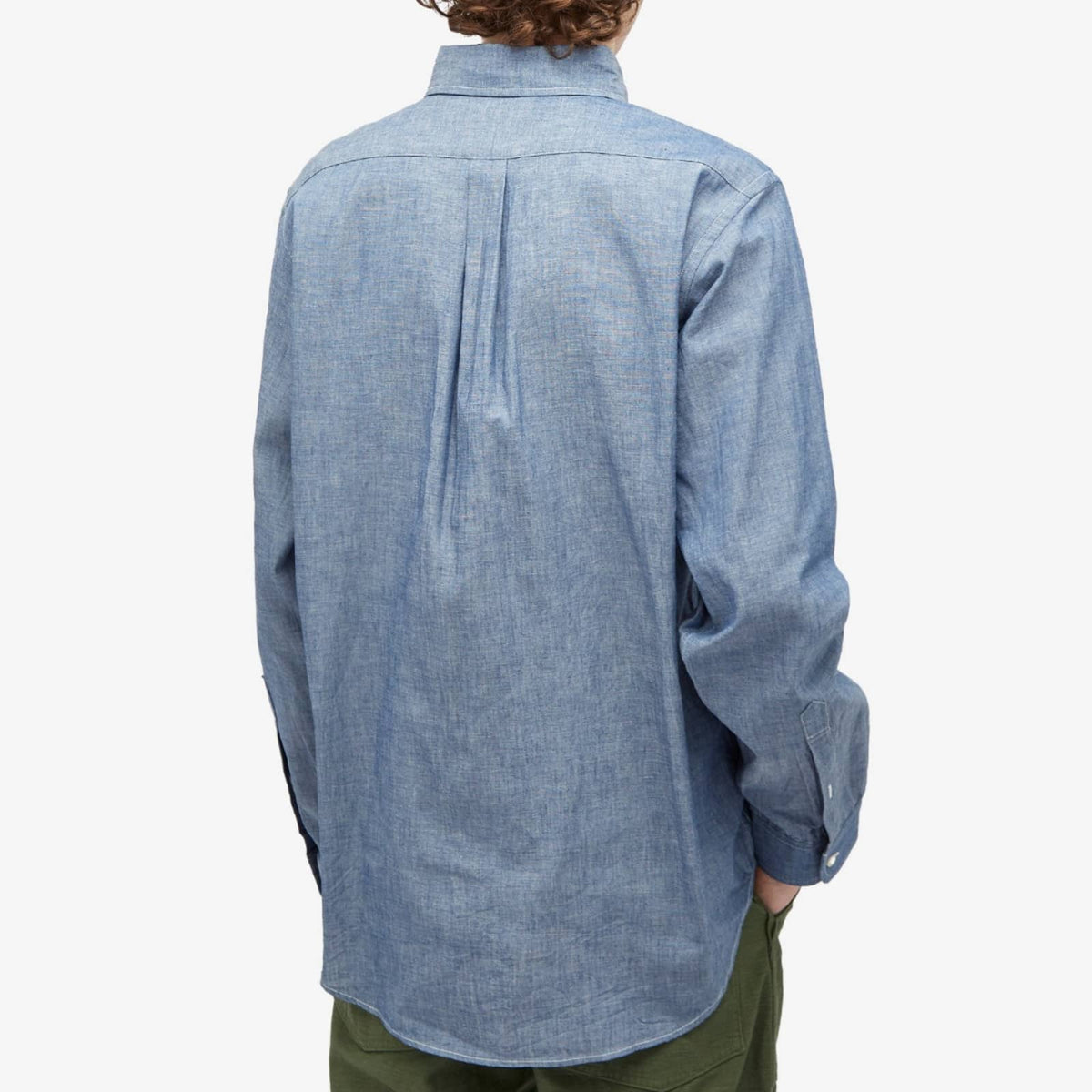 orSlow Button Down Chambray Shirt