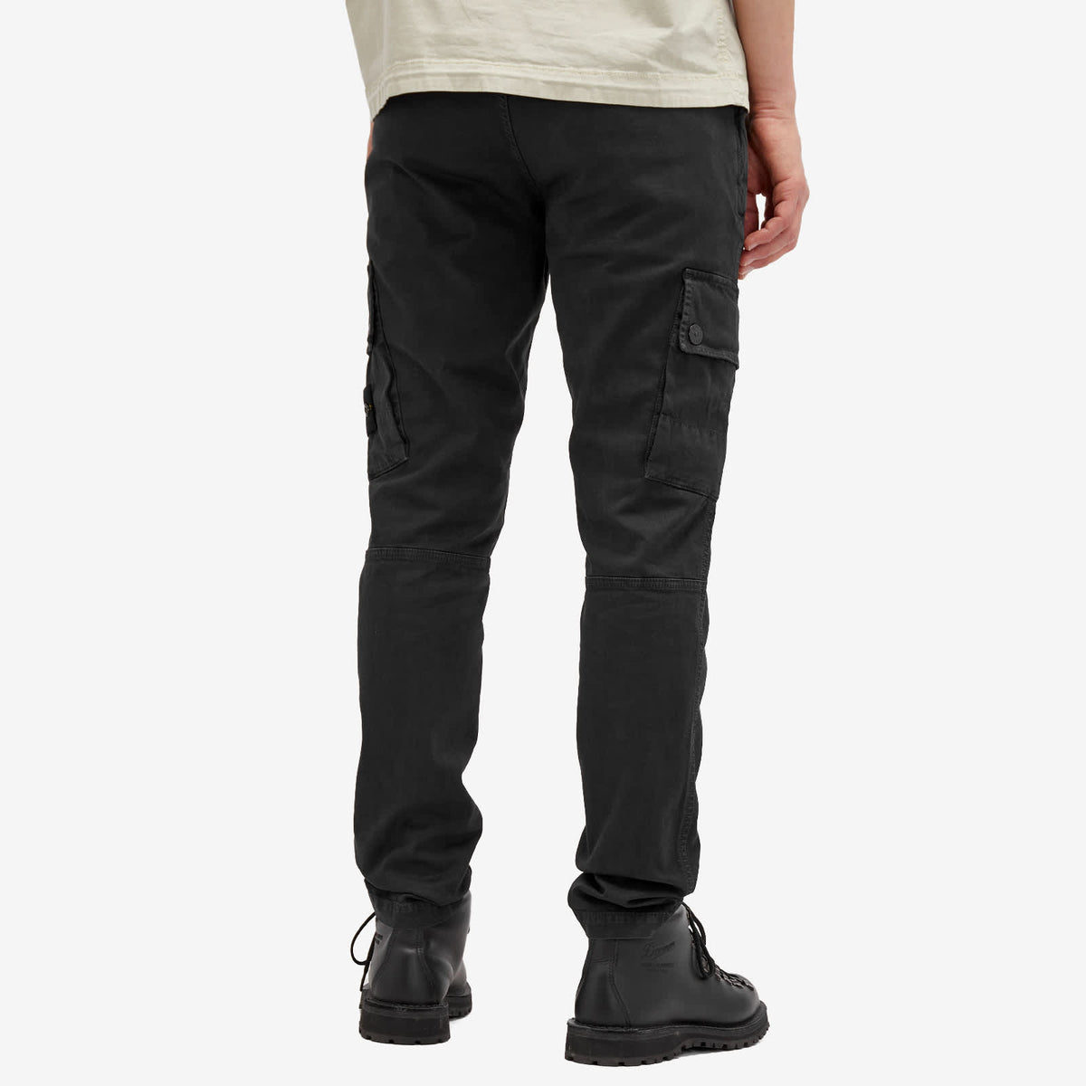 Stone Island Brushed Cotton Canvas Cargo Pants