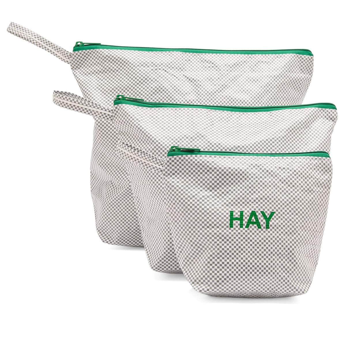 HAY Candy Mono Wash Bag - Wash Set of 3