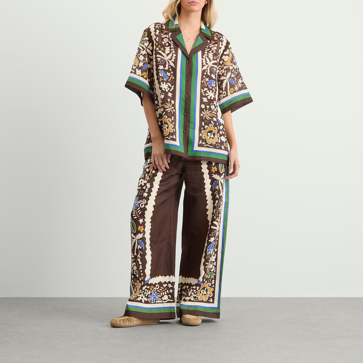 ALÉMAIS Maroc Relaxed Shirt
