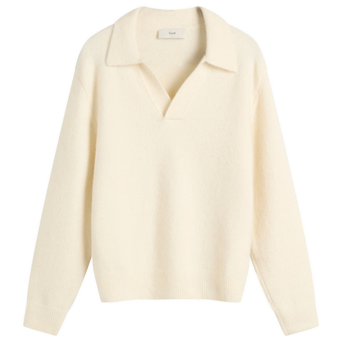 Dunst Open Collar Knit Jumper