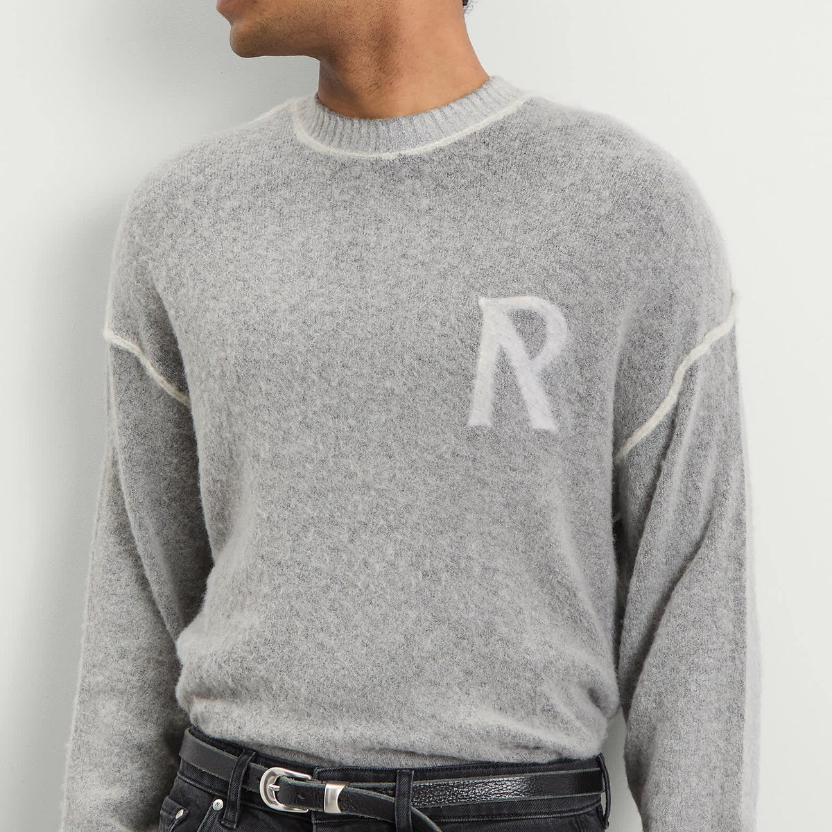 Represent Lightweight Alpaca Knit Jumper
