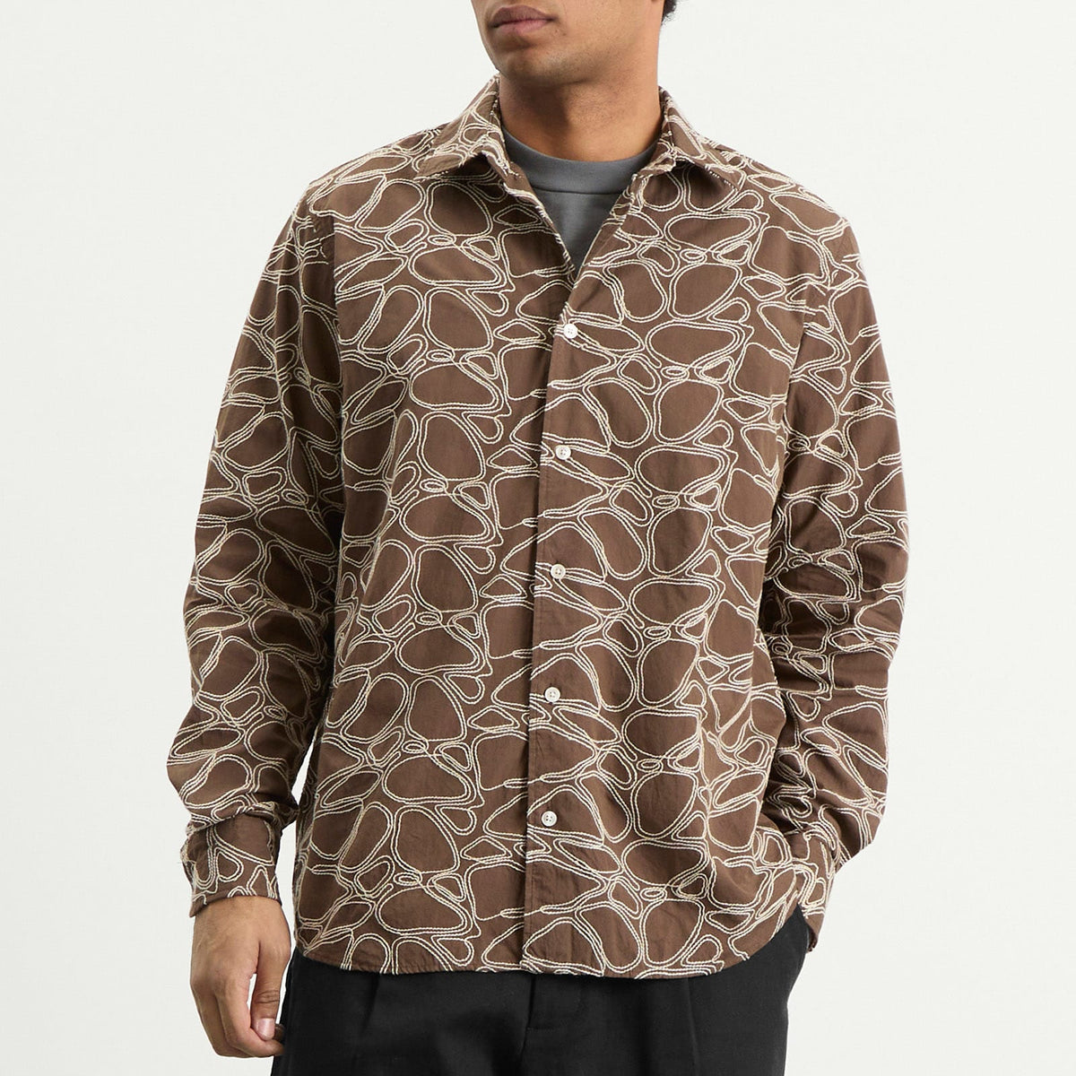 Foret Dawn Embroidered Shirt