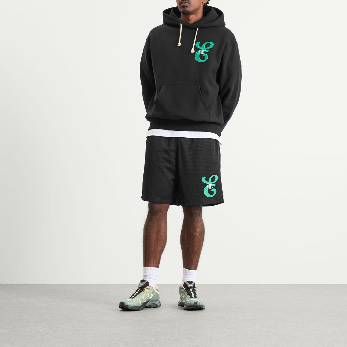 Champion for E by END. Hoodie 'Emerald'