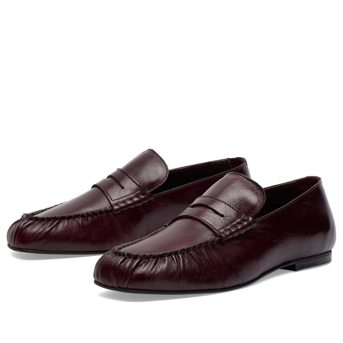ALOHAS Aven Rift Leather Loafers