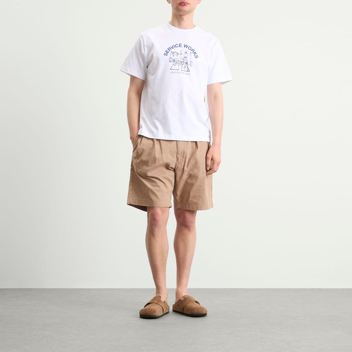 Service Works Twill Part Timer Shorts