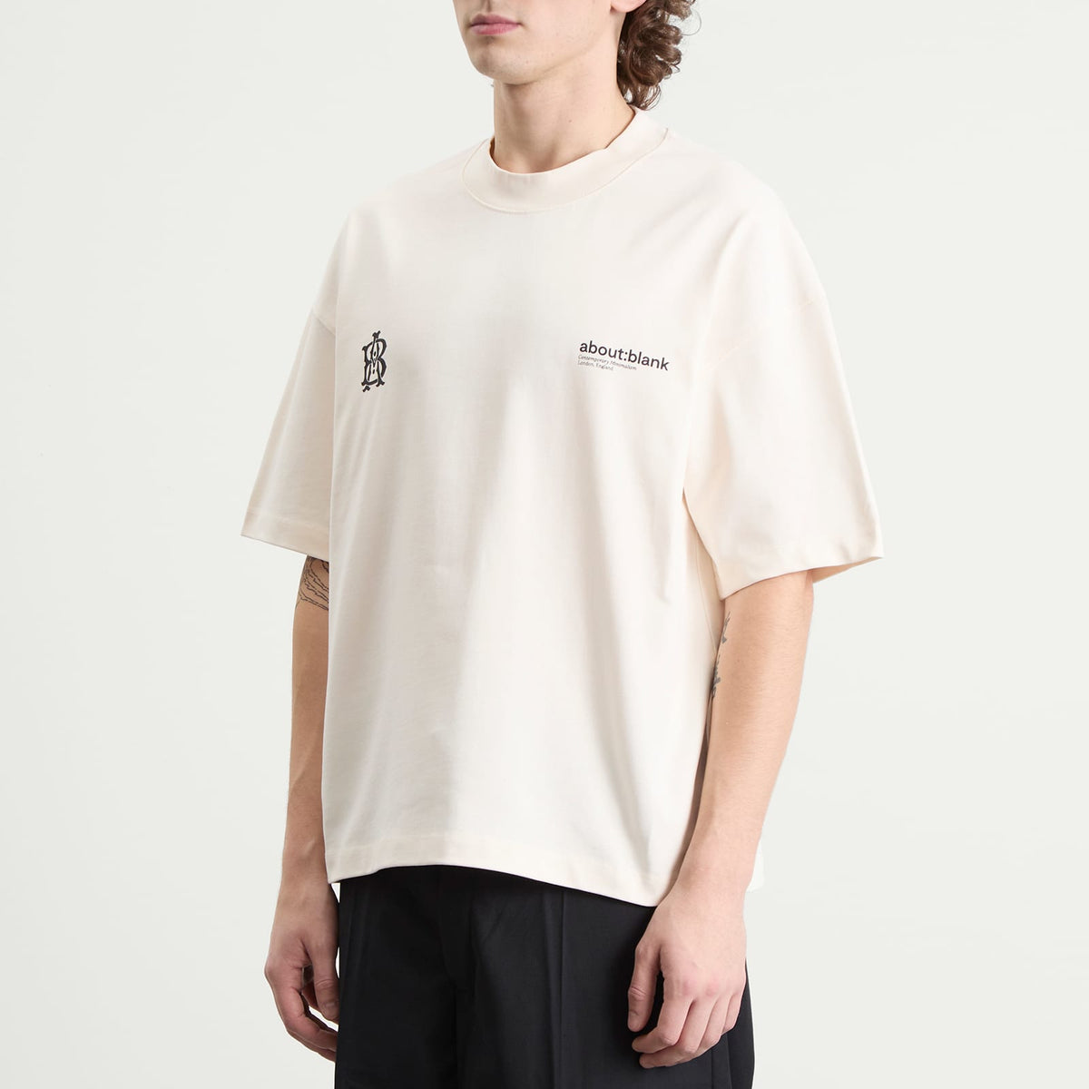 about:blank Dual Logo T-Shirt