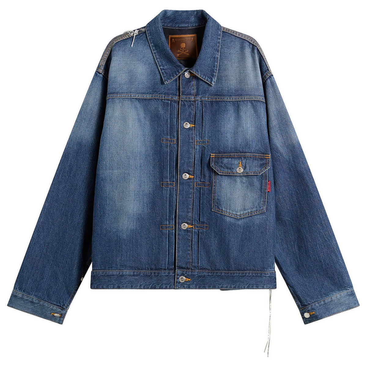 MASTERMIND WORLD Patchwork Jacquard Denim Jacket