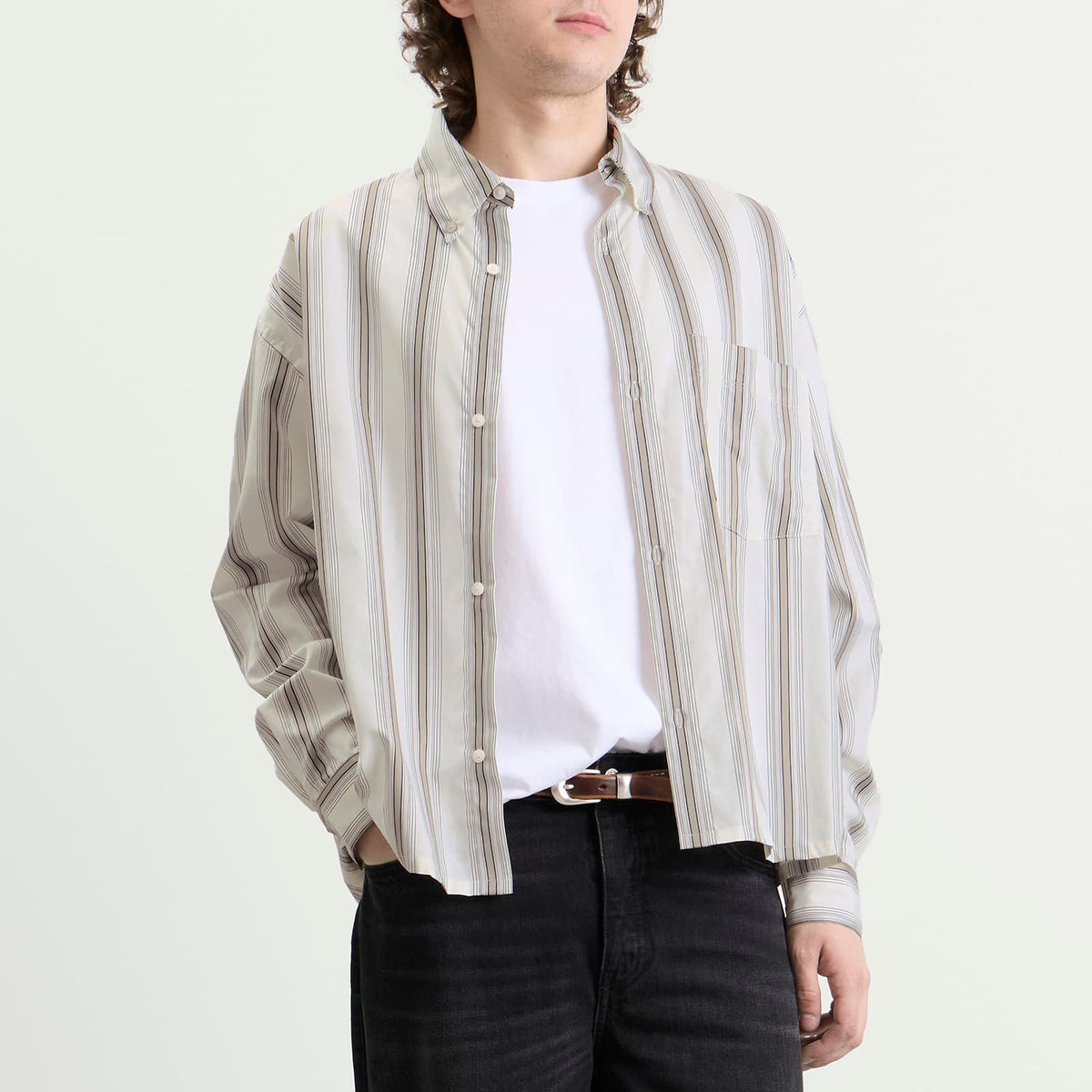 Won Hundred Maza Stripe Shirt