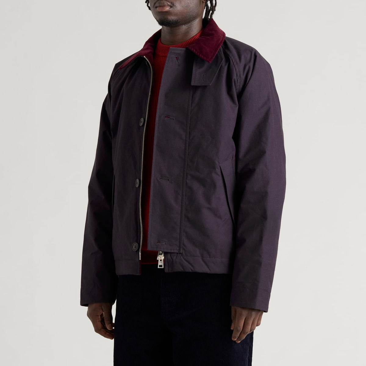 Norse Projects Holmen Wax Raglan Insulated Jacket