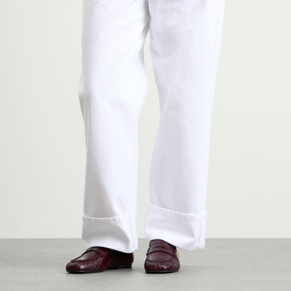 ALOHAS Aven Rift Leather Loafers