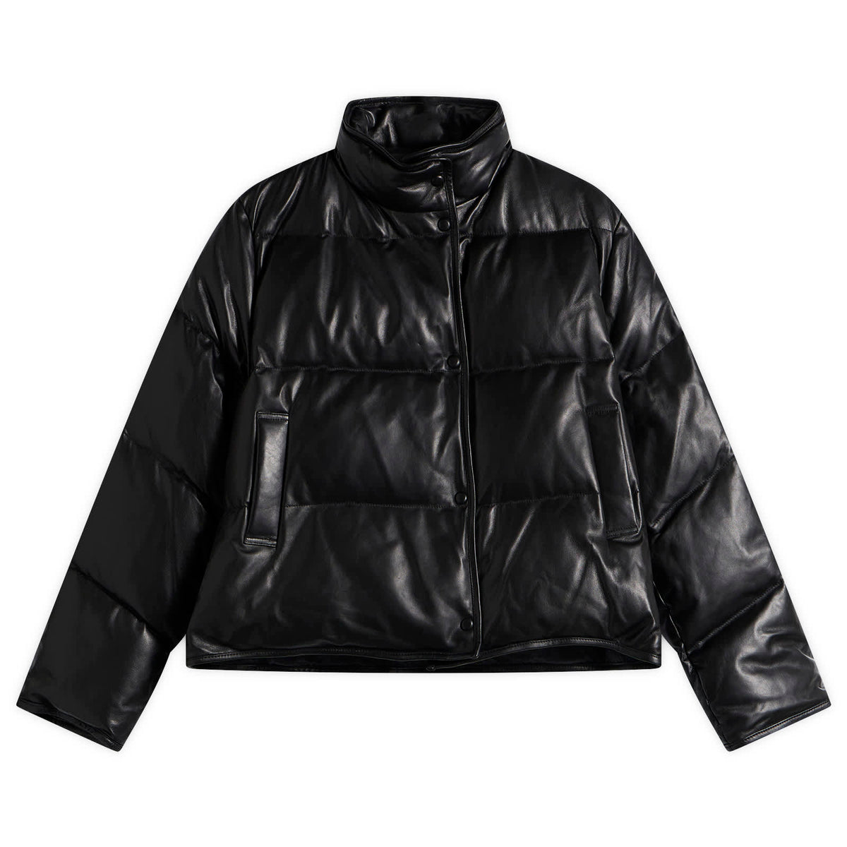 Nothing Written Lambskin Leather Puffer