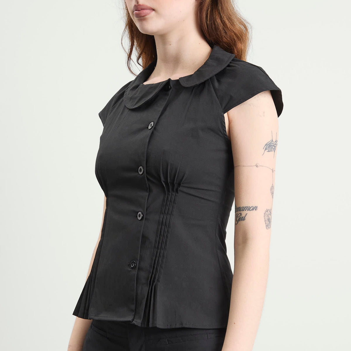 Peachy Den Missy Asymmetric Blouse