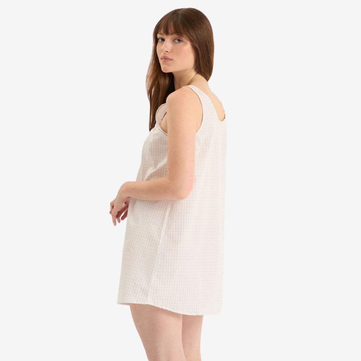 Fruity Booty Check Mini Dress