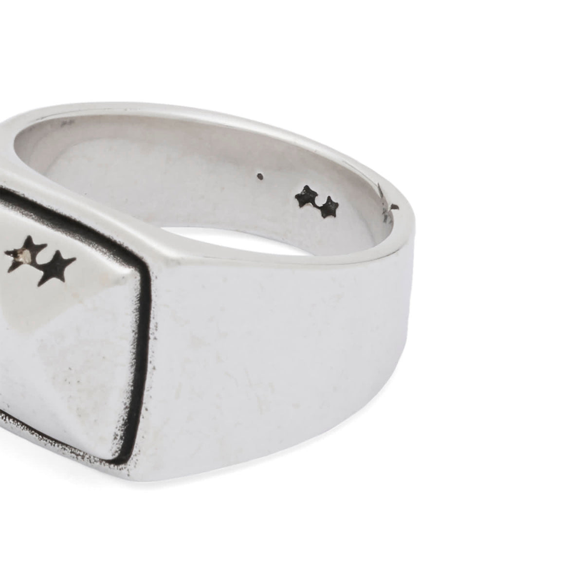 TwoJeys Studded Signet Ring