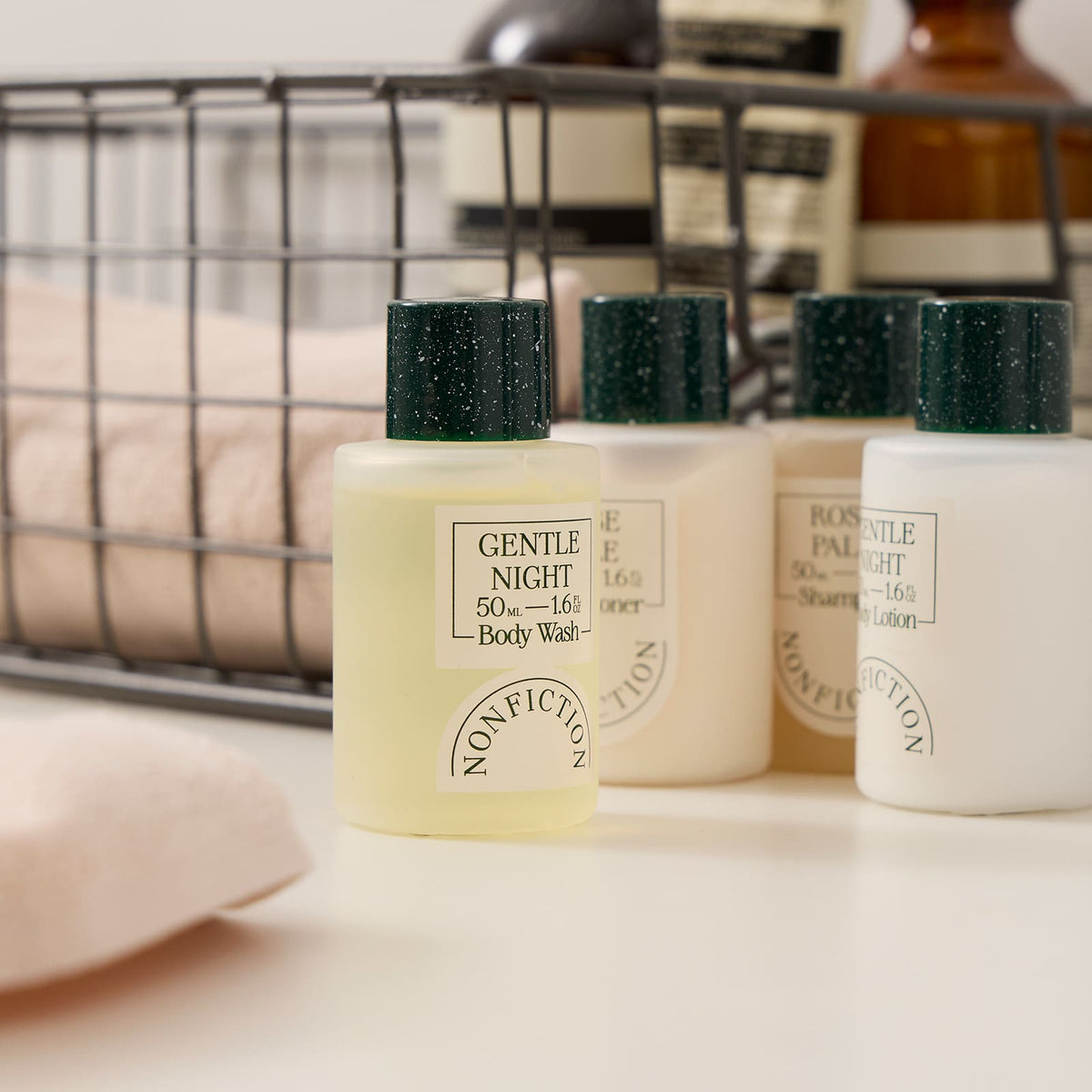 NONFICTION Body & Hair Mini Travel Set - Gentle Night & Rose