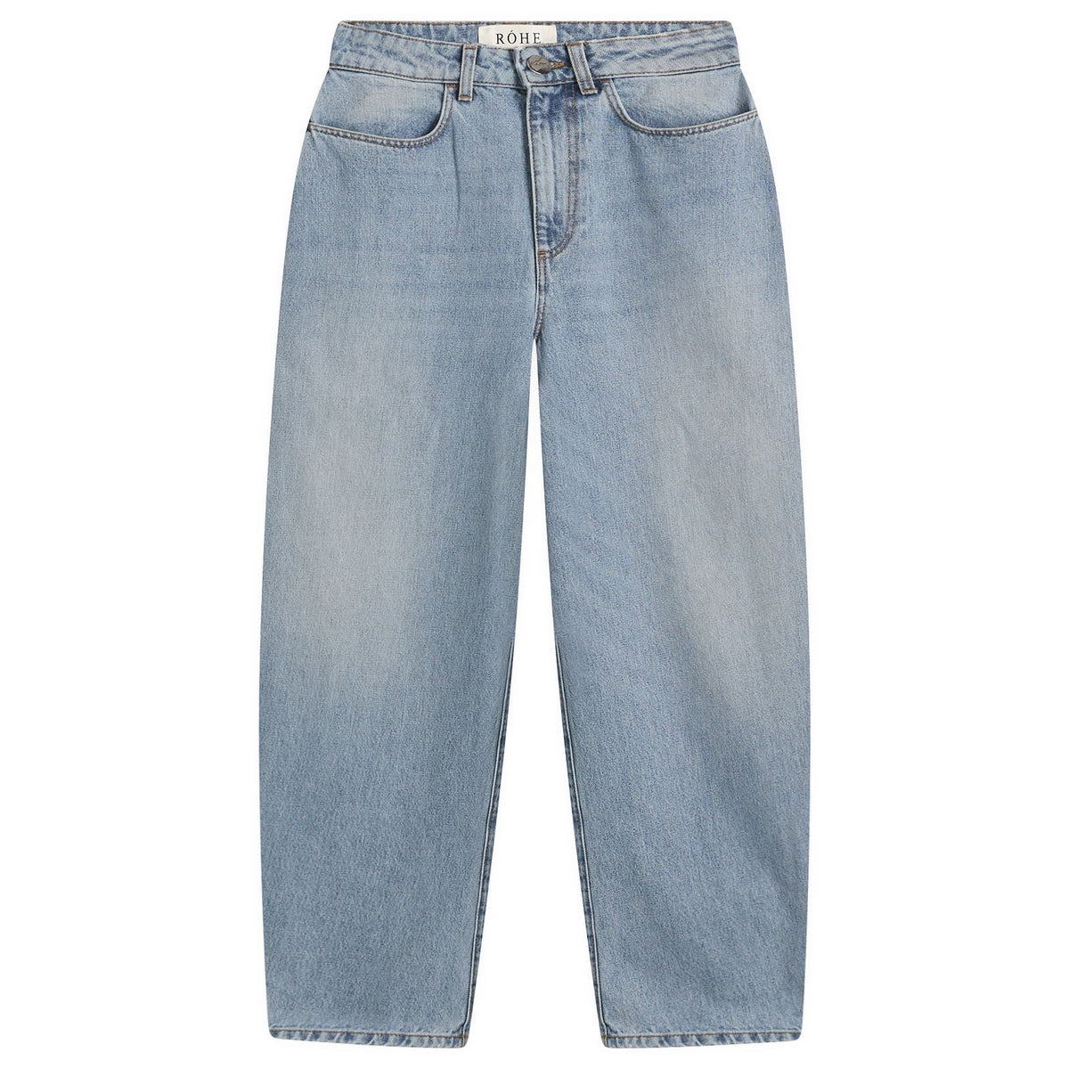 Róhe High-Waist Sculptural Denim Jeans