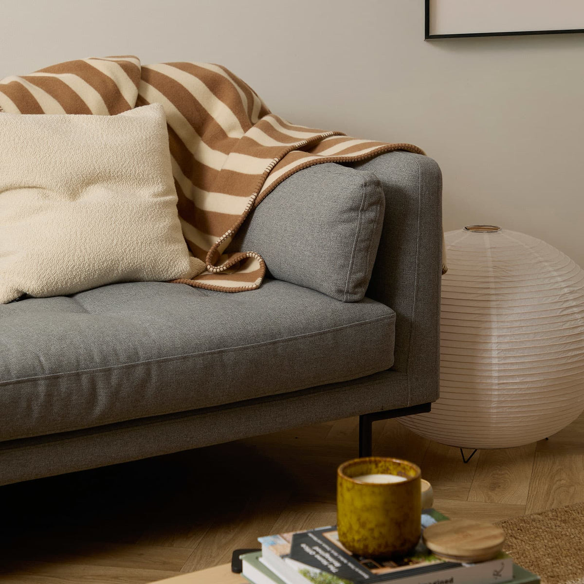 Tekla Fabrics Striped Lambswool Blanket