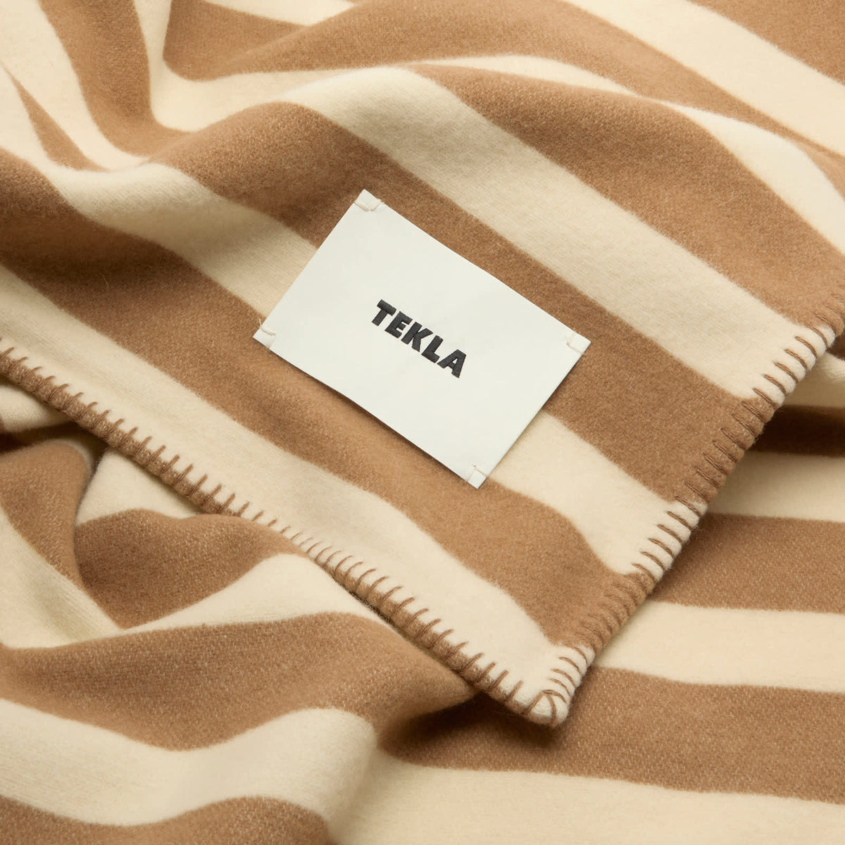 Tekla Fabrics Striped Lambswool Blanket