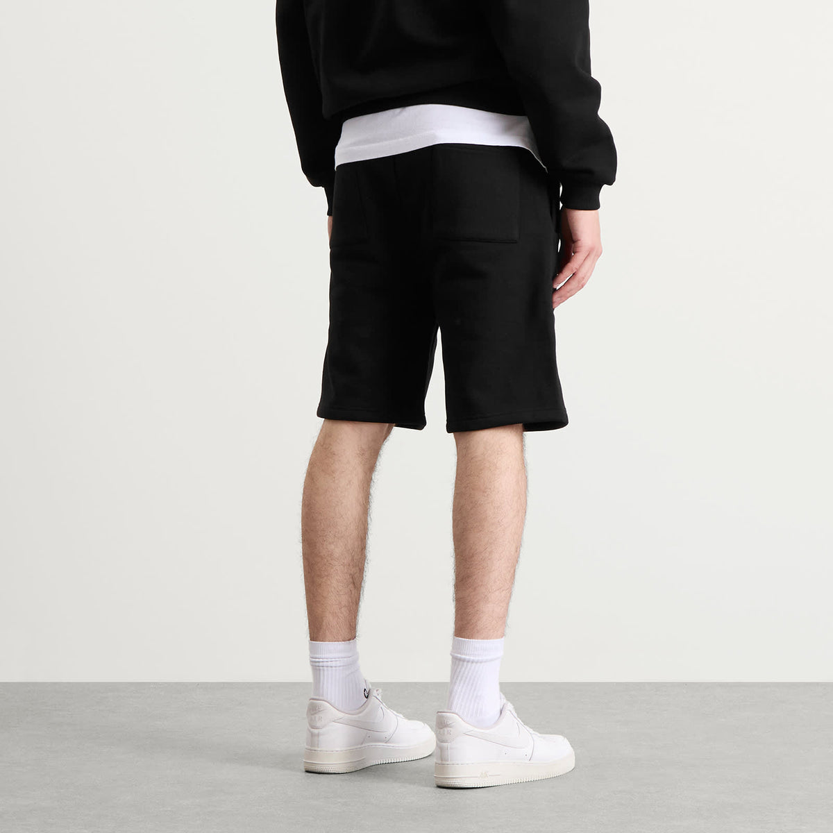 ANNIE HOOD College Sweat Shorts