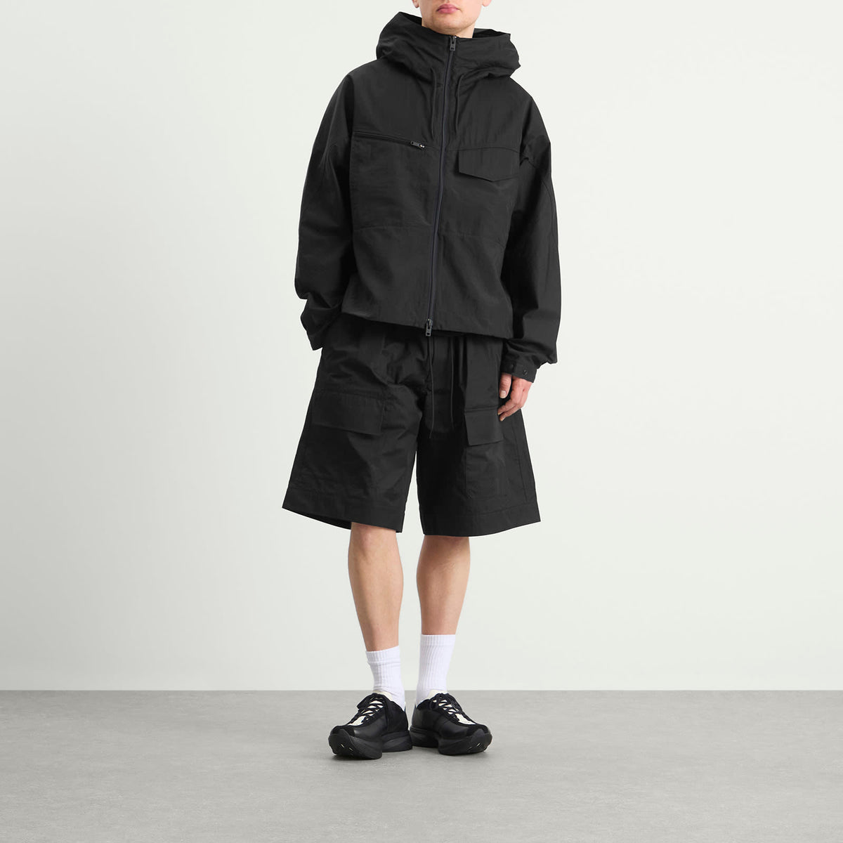 Y-3 Cotton Blend Hooded Jacket