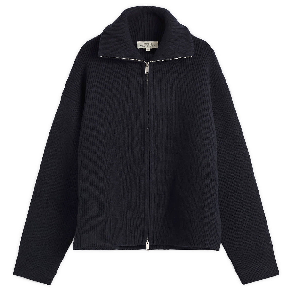 Studio Nicholson Rib Zip Through Jumper