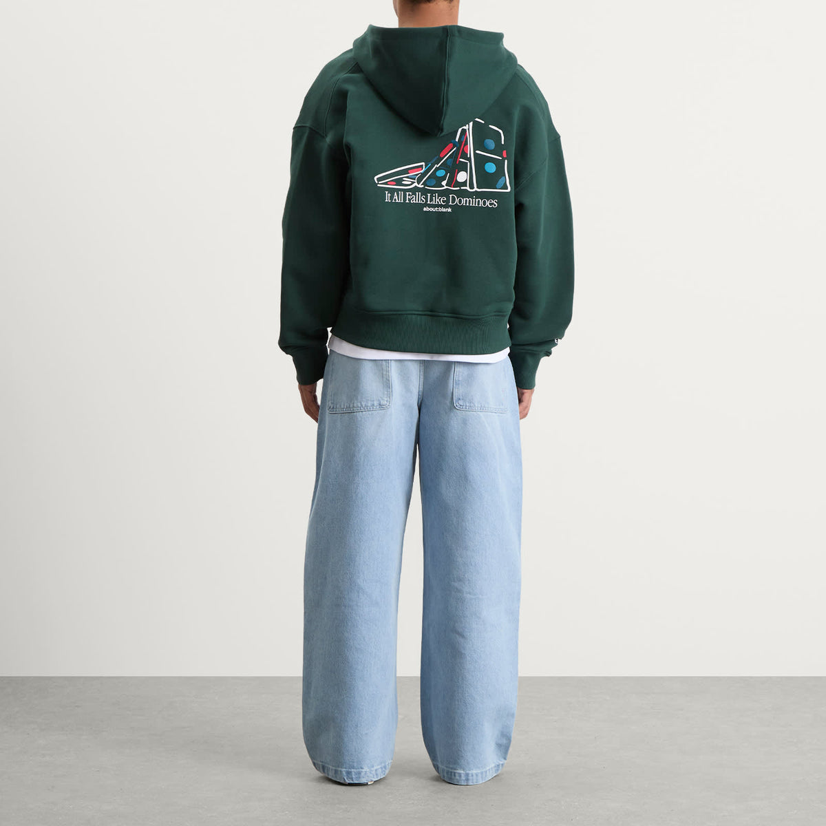 END. x about:blank Dominoes Zip Hoodie