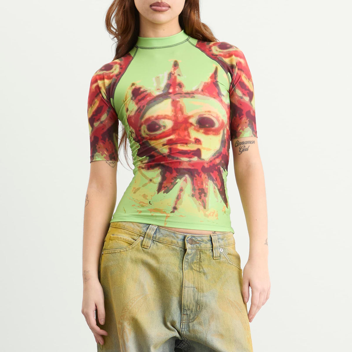 Paolina Russo Short Sleeve Rash Guard