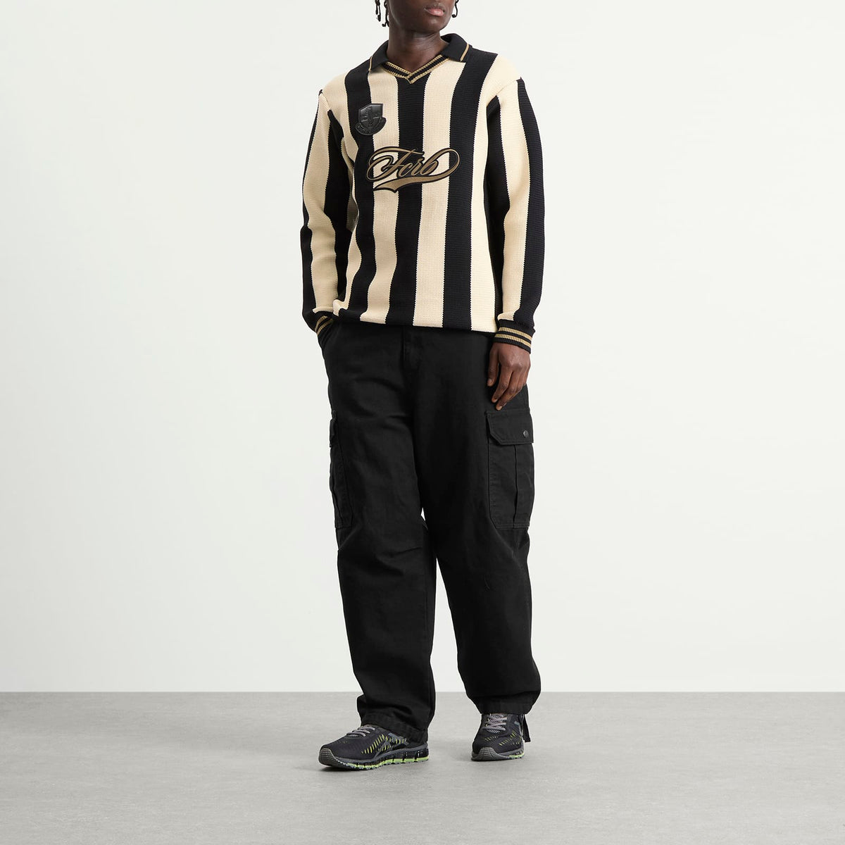 F.C. Real Bristol Stripe Knit Football Shirt