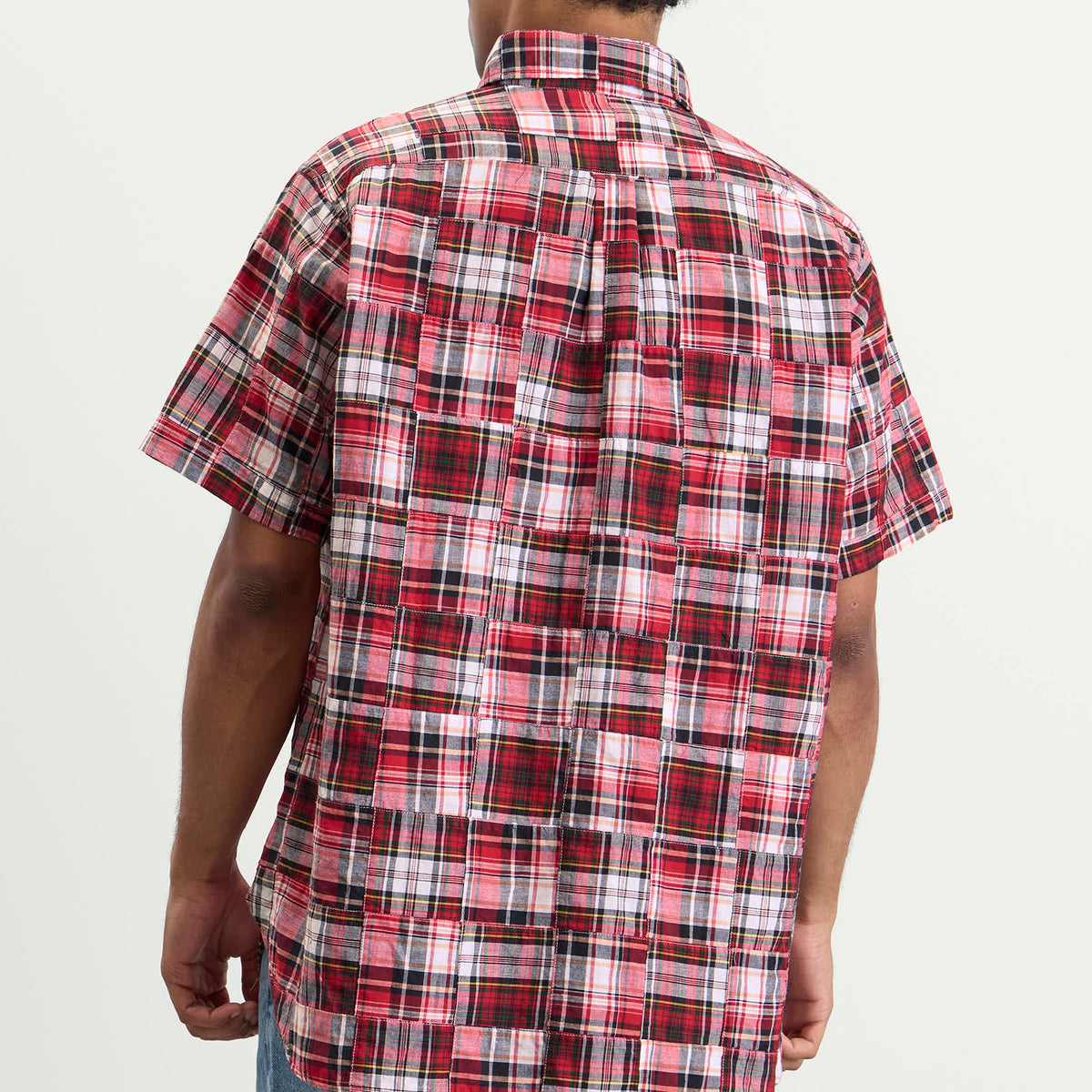 Beams Plus Pullover Patchwork Masras Shirt