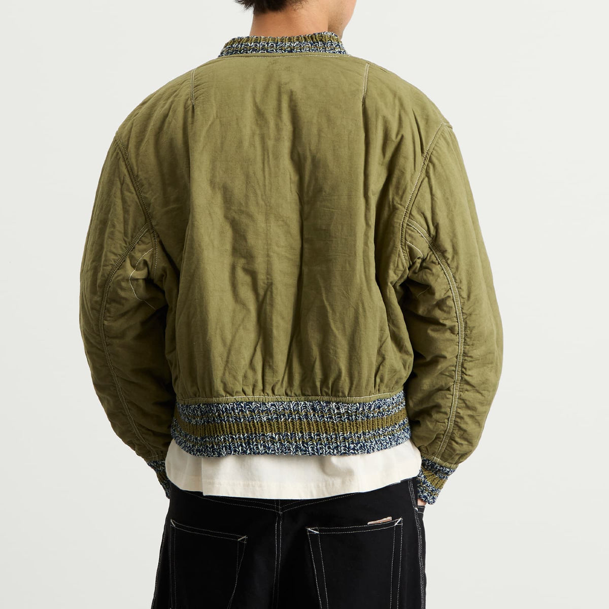 Story mfg Seed Printed Wonky-Wear Bomber