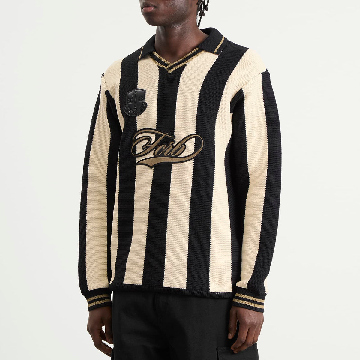 F.C. Real Bristol Stripe Knit Football Shirt