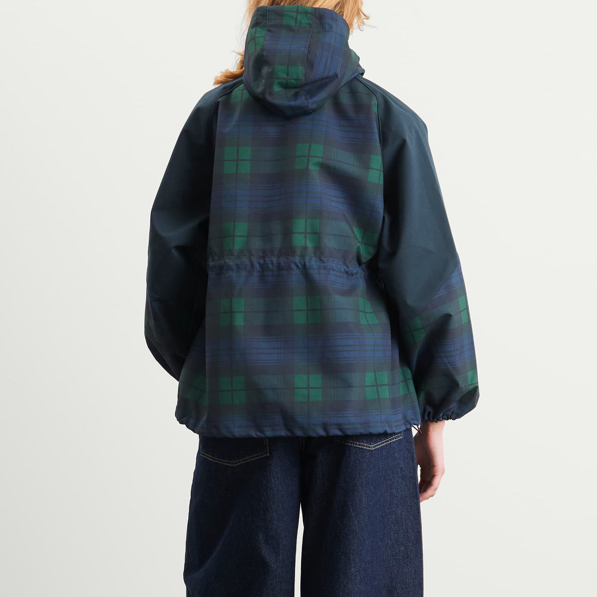 Damson Madder Liu Check Raincoat