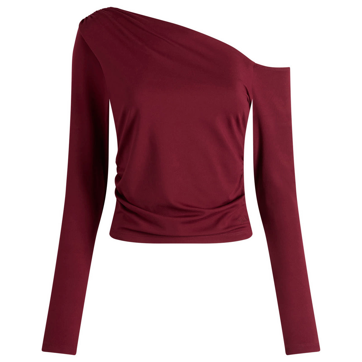 TALA 365 Cupro Gathered Long Sleeve Top