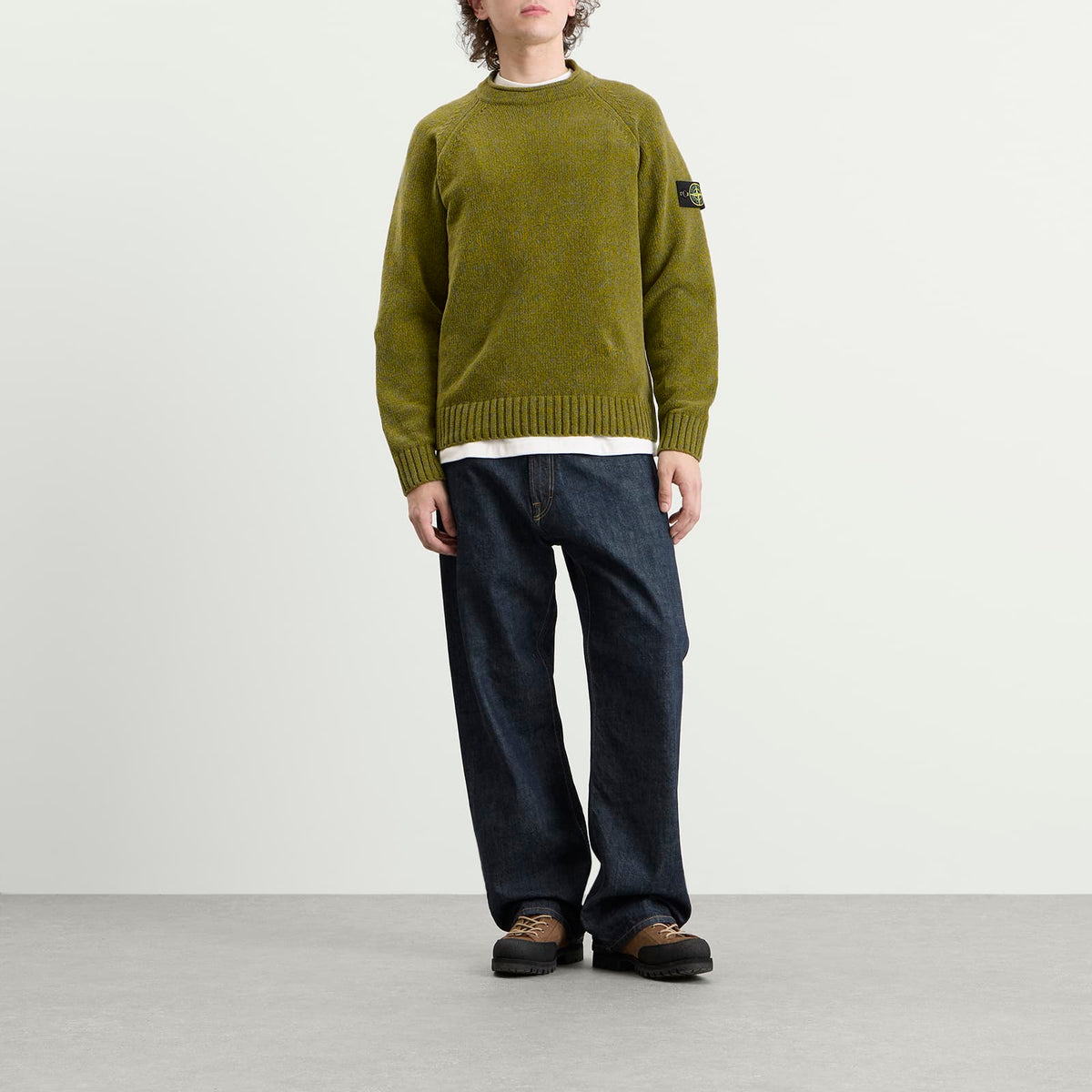 Stone Island Mouline Cotton Chenille Jumper