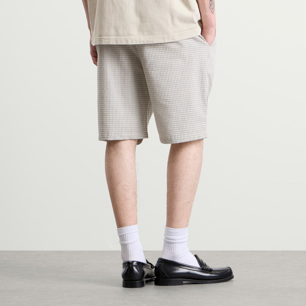 Bound Gingham Shorts